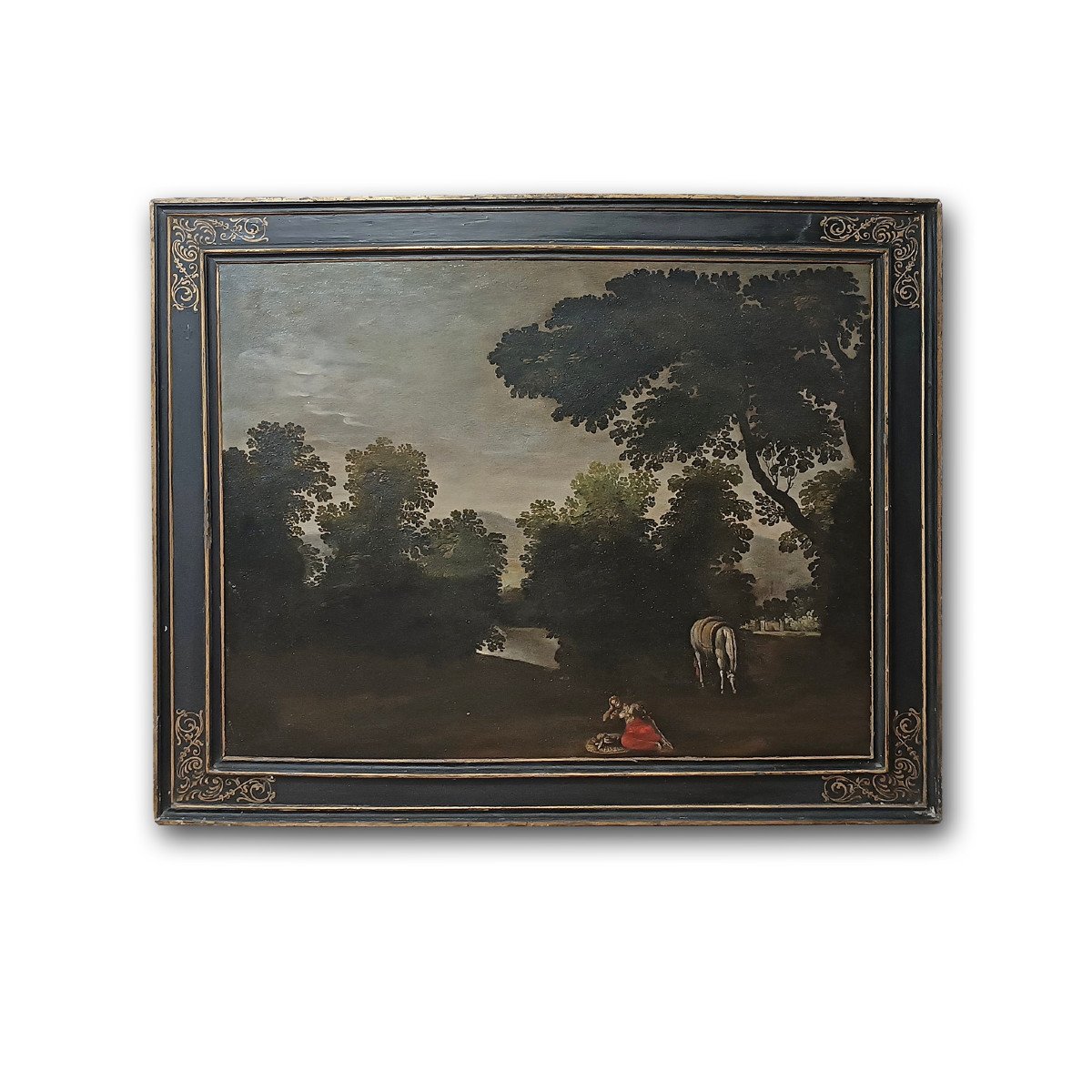 Late 17th Century Landscape And Figure Painting