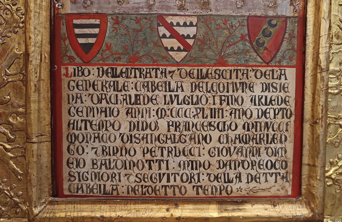 Late 19th Century Biccherna Panel By Icilio Federico Joni -photo-1