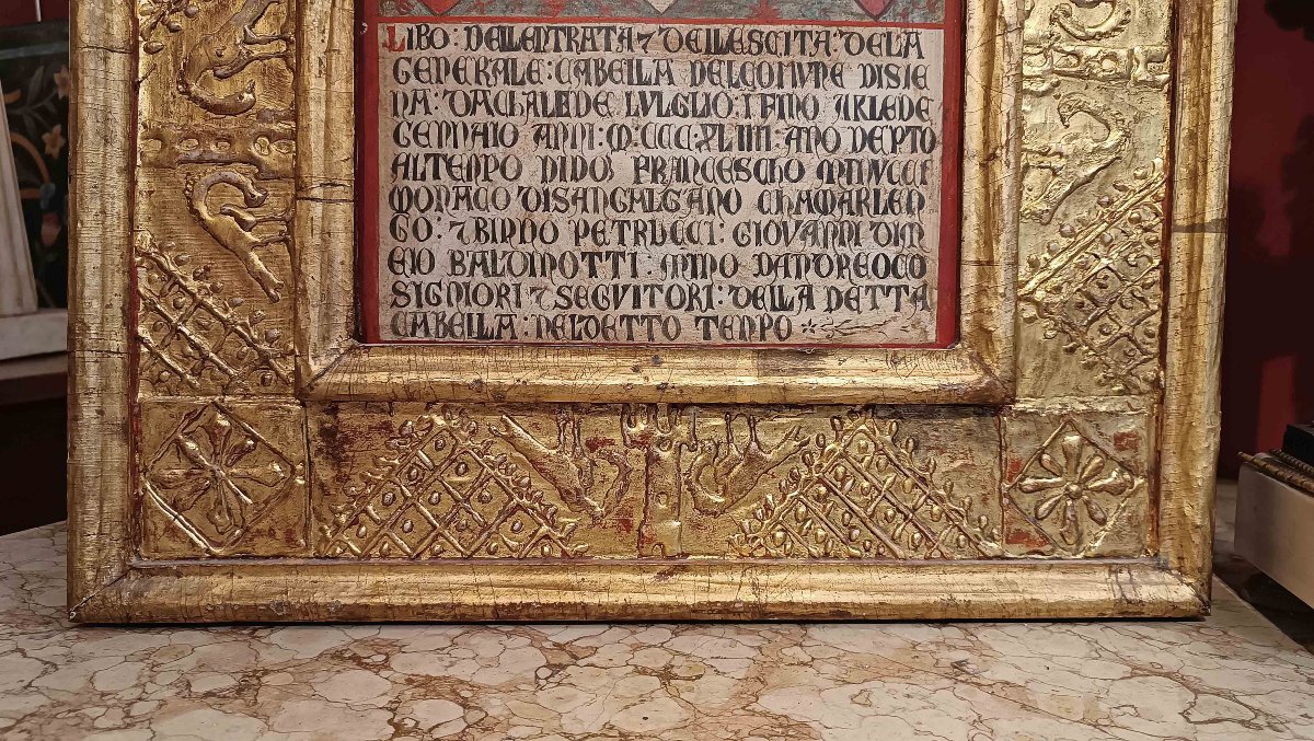 Late 19th Century Biccherna Panel By Icilio Federico Joni -photo-7