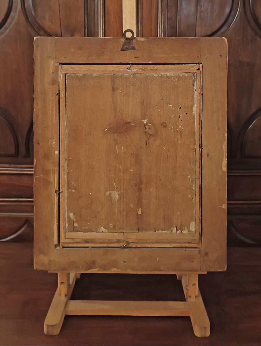 Late 18th Century Painting Of Madonna And Child-photo-6