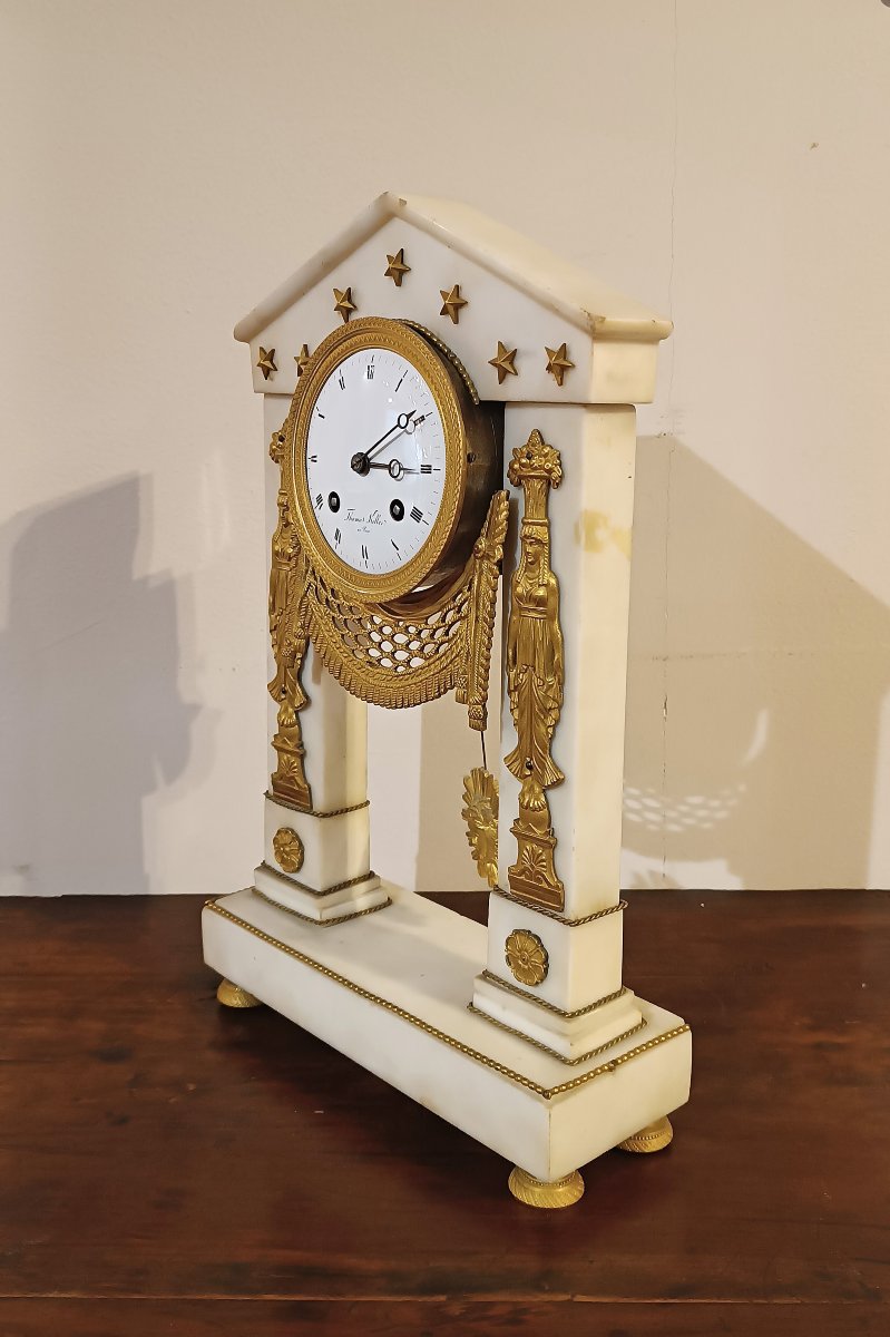 Late 18th Century Neoclassical “tempietto” Clock-photo-2