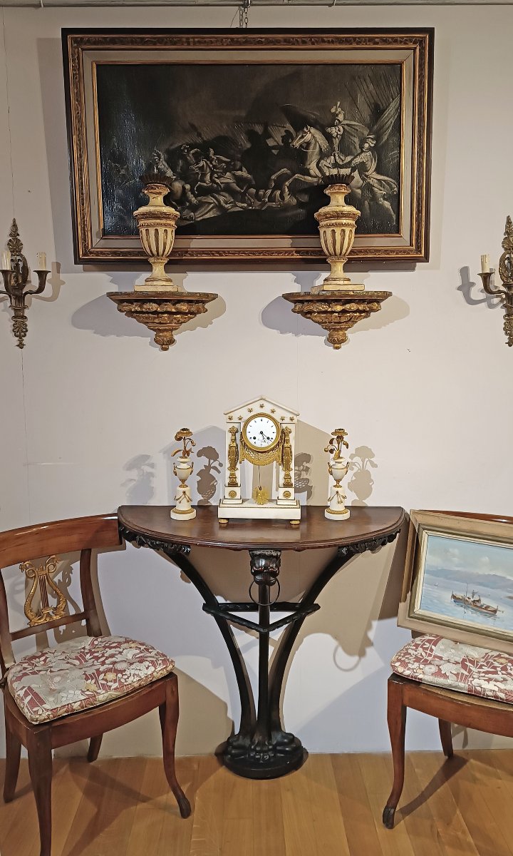 Late 18th Century Neoclassical “tempietto” Clock-photo-6
