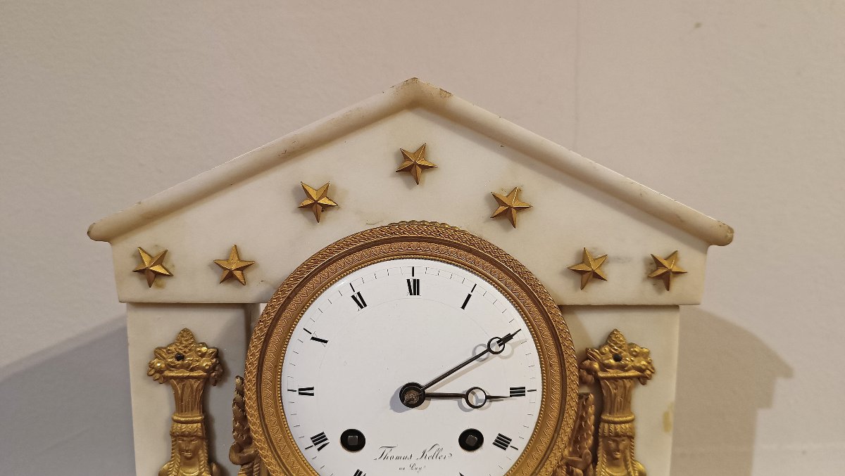 Late 18th Century Neoclassical “tempietto” Clock-photo-7