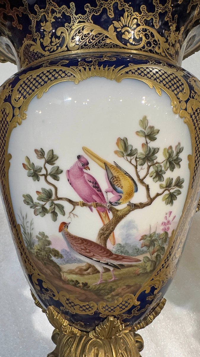 PAIRE DE VASES CHARLES X PREMIÈRE MOITIÉ DU 19ème SIÈCLE-photo-3