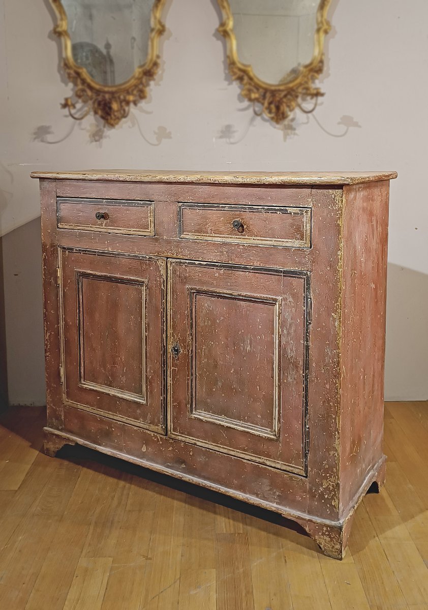 Late 18th Century Painted Neoclassical Sideboard-photo-3