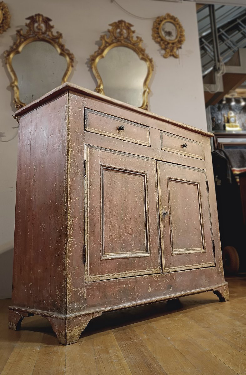 Late 18th Century Painted Neoclassical Sideboard-photo-5