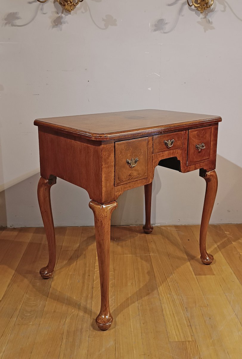 First Half Of The 19th Century Small Desk In Louis XV Style -photo-2