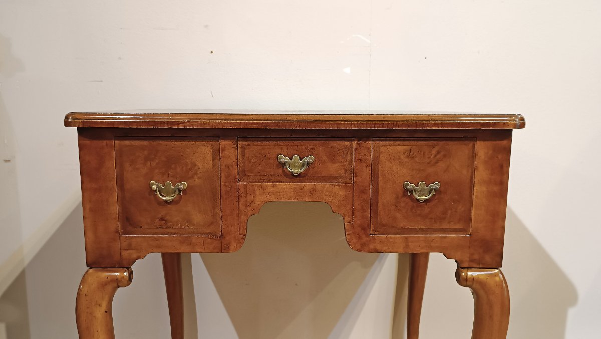 First Half Of The 19th Century Small Desk In Louis XV Style -photo-2