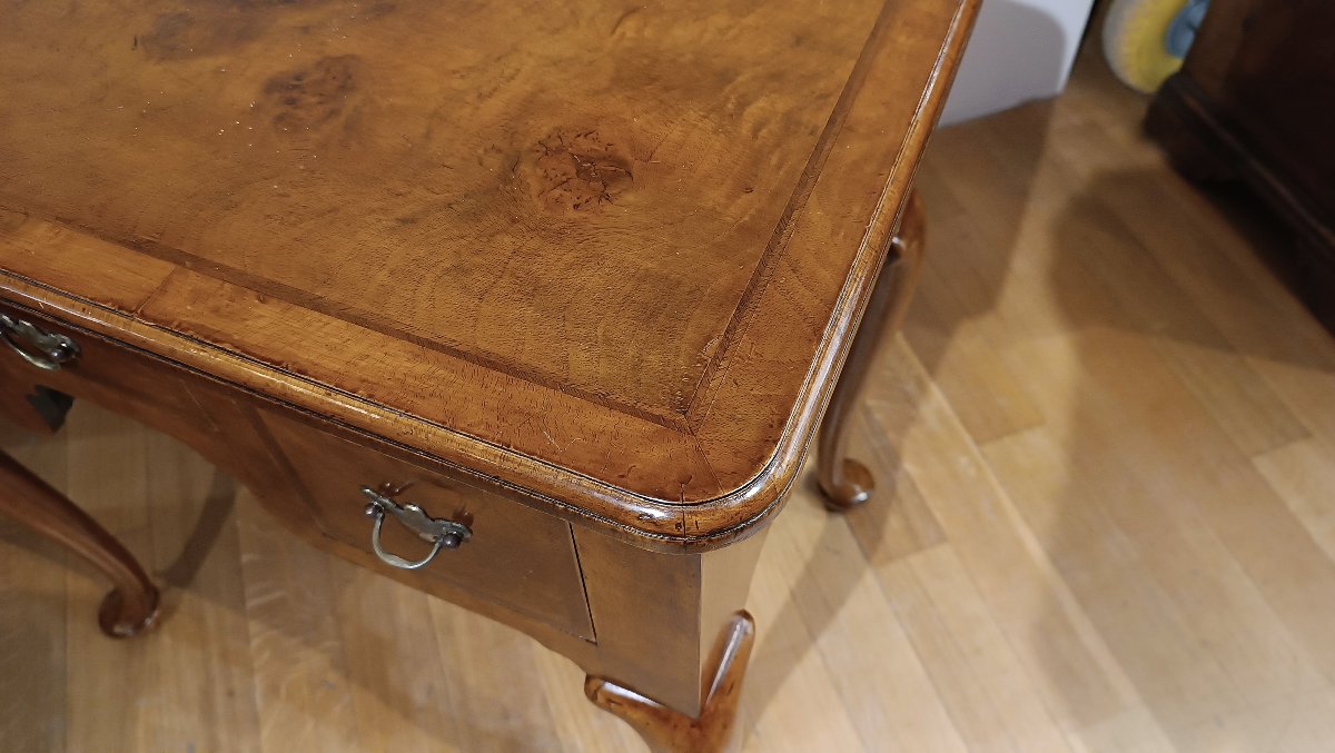First Half Of The 19th Century Small Desk In Louis XV Style -photo-4