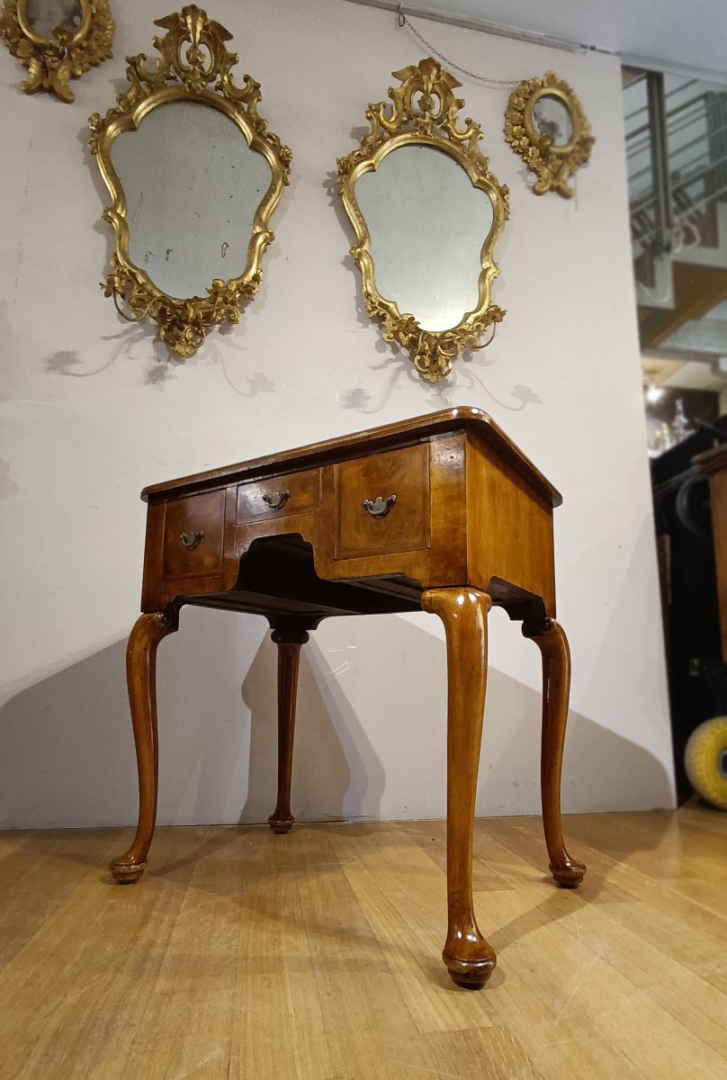 First Half Of The 19th Century Small Desk In Louis XV Style -photo-5