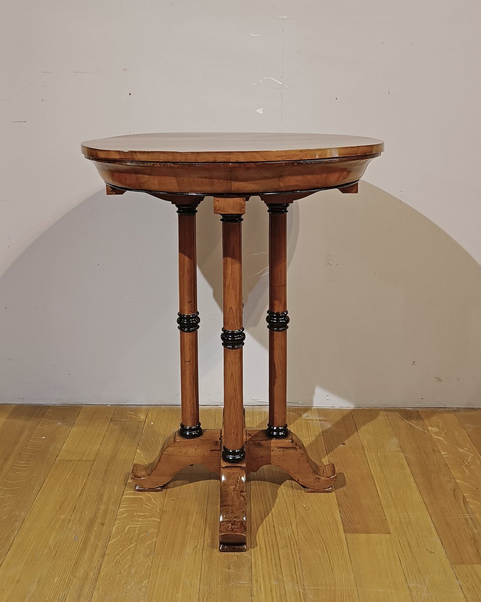 First Half Of The 19th Century Pair Of Charles X Tables-photo-2