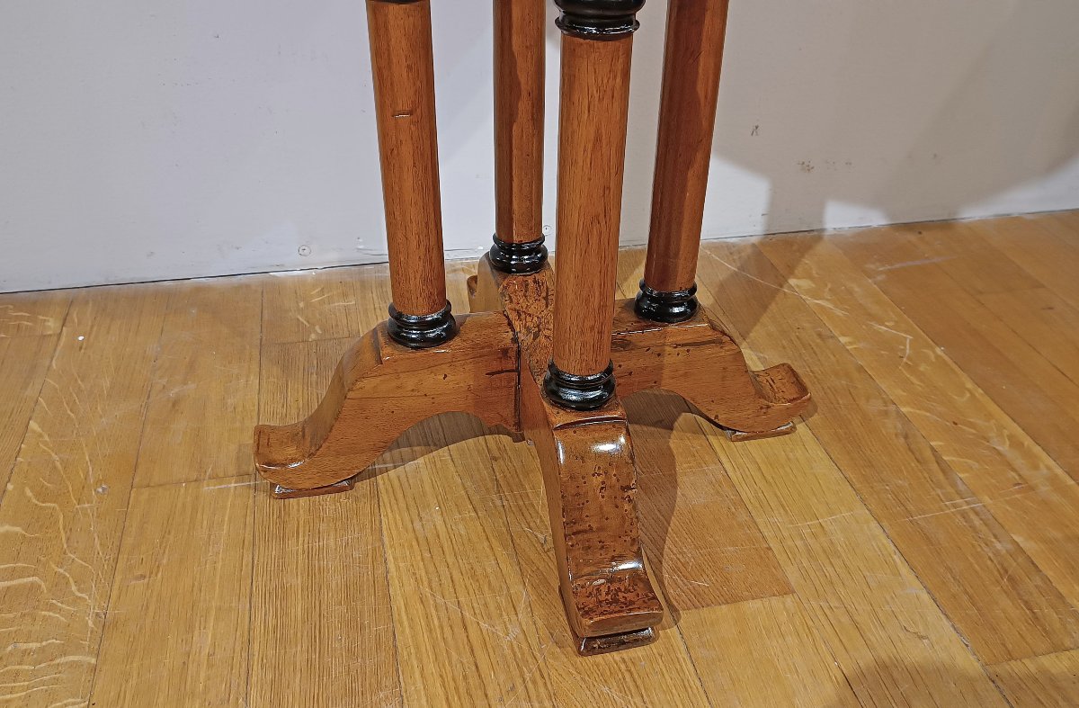 First Half Of The 19th Century Pair Of Charles X Tables-photo-2