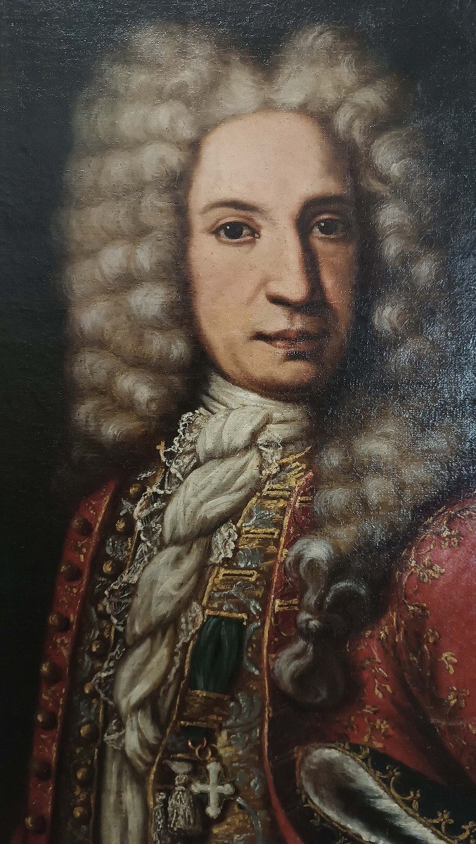 Early 18th Century Portrait Of A Gentleman -photo-4