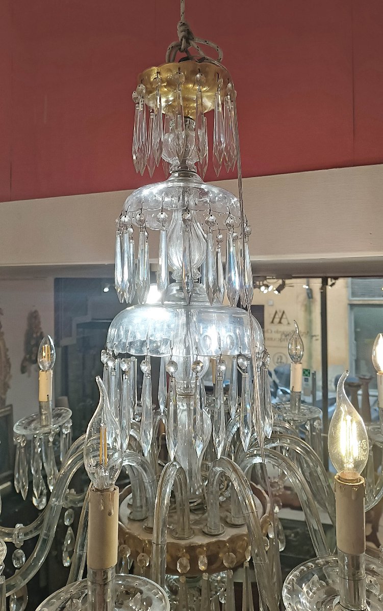 Second Half Of The 19th Century Crystal Chandelier-photo-3