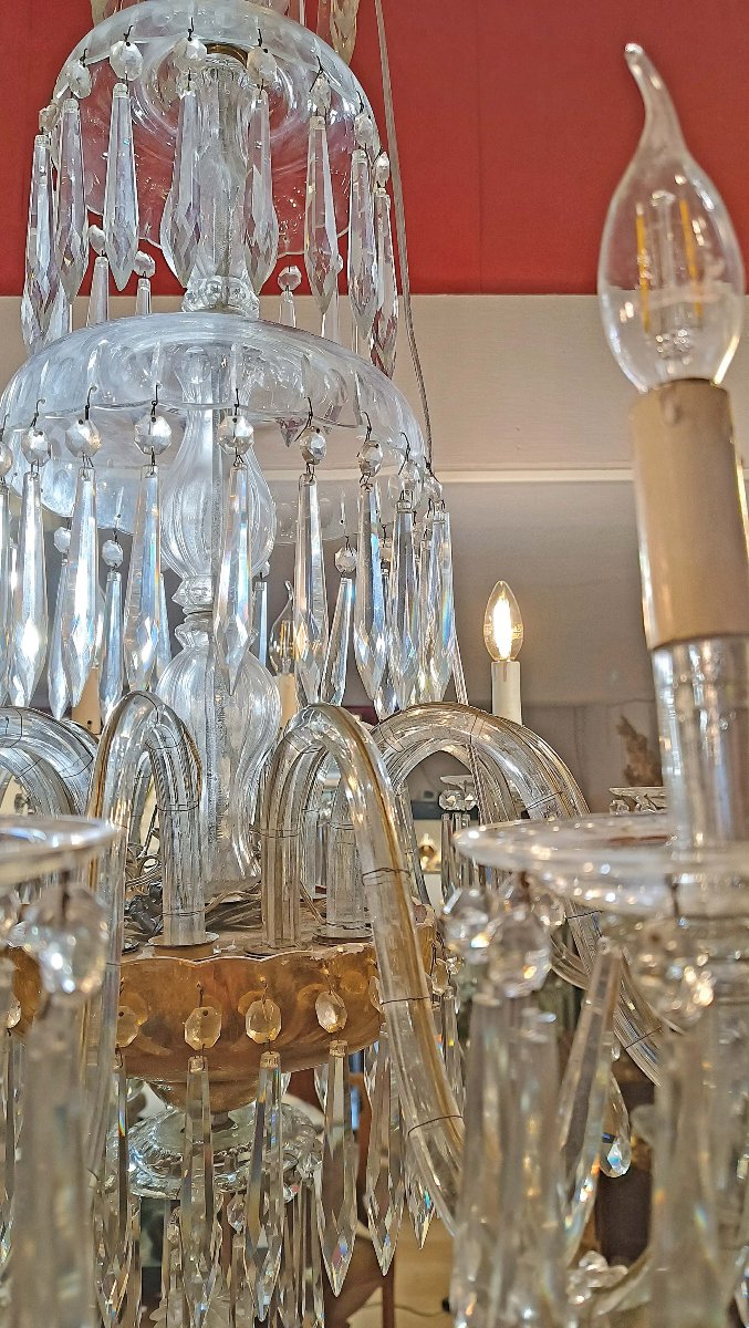 Second Half Of The 19th Century Crystal Chandelier-photo-2