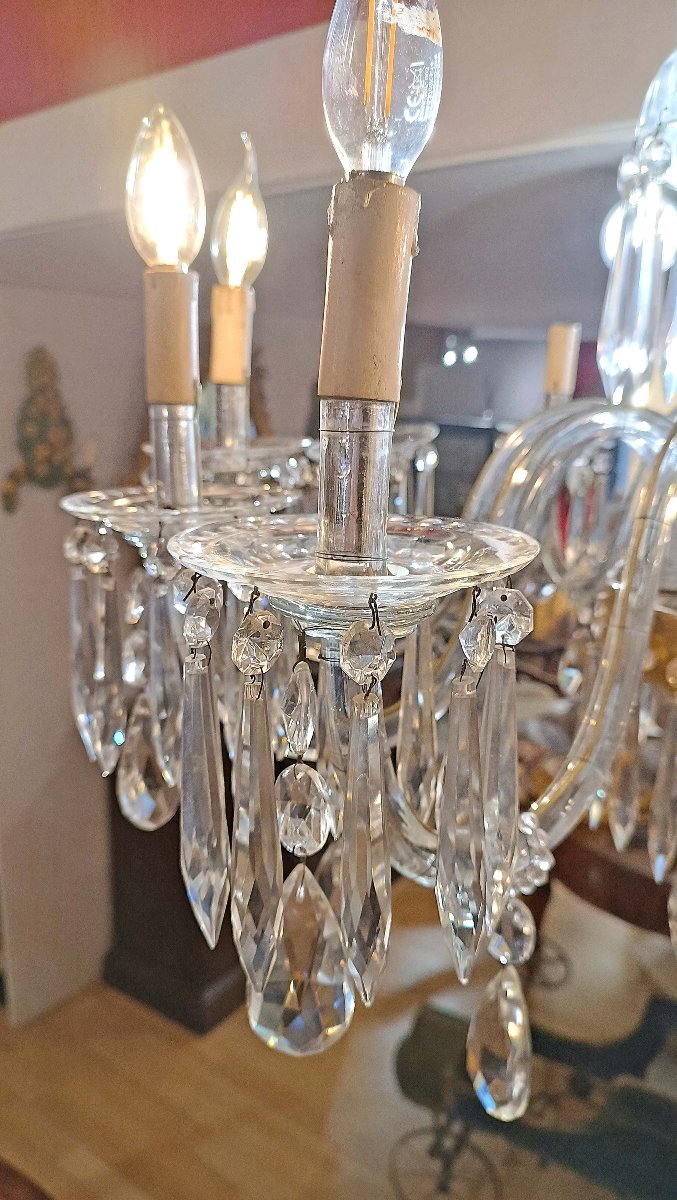 Second Half Of The 19th Century Crystal Chandelier-photo-3
