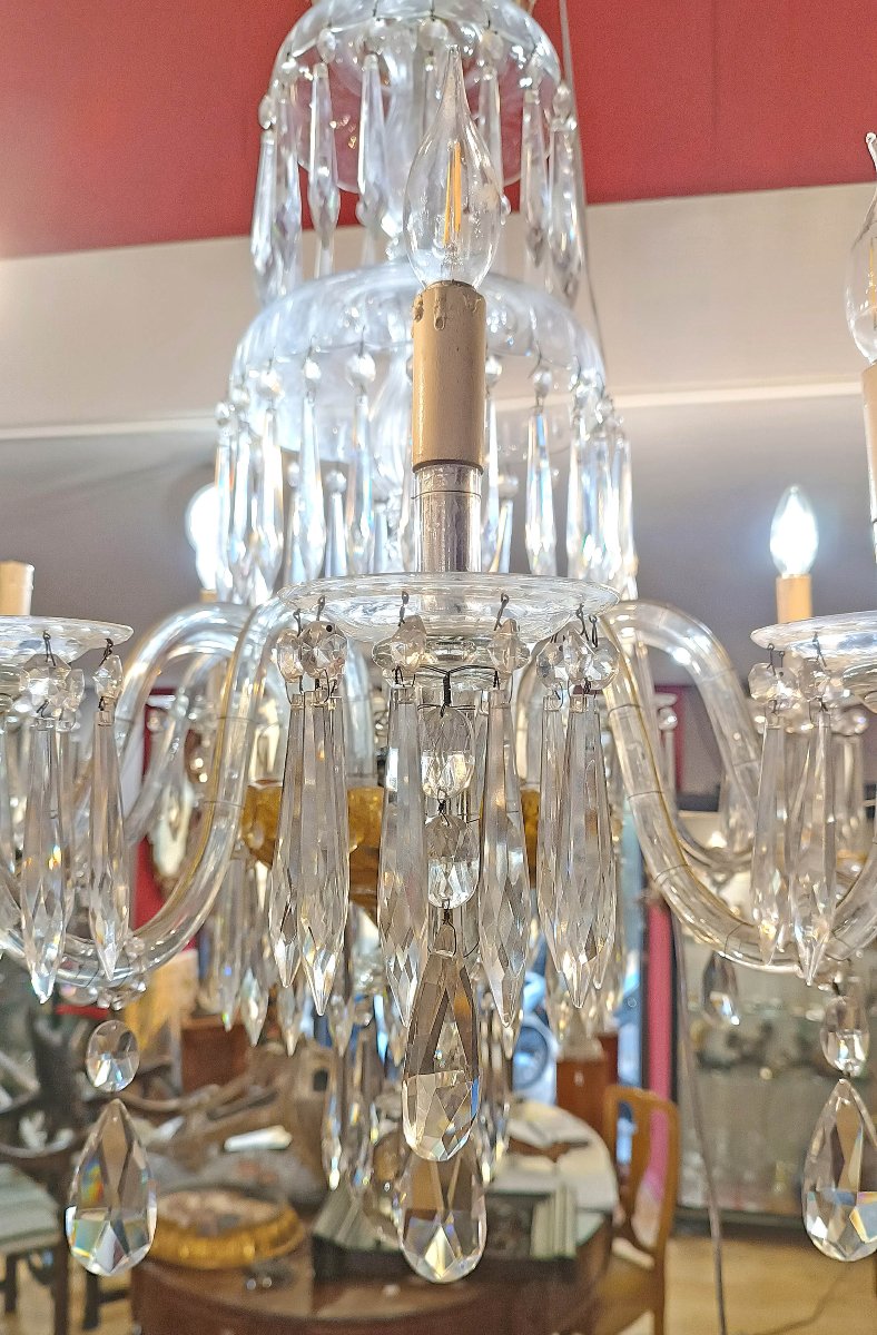 Second Half Of The 19th Century Crystal Chandelier-photo-4