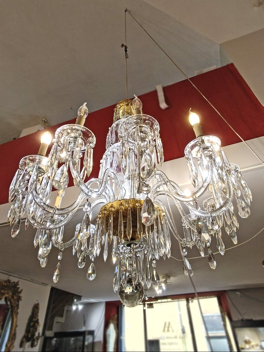 Second Half Of The 19th Century Crystal Chandelier-photo-6