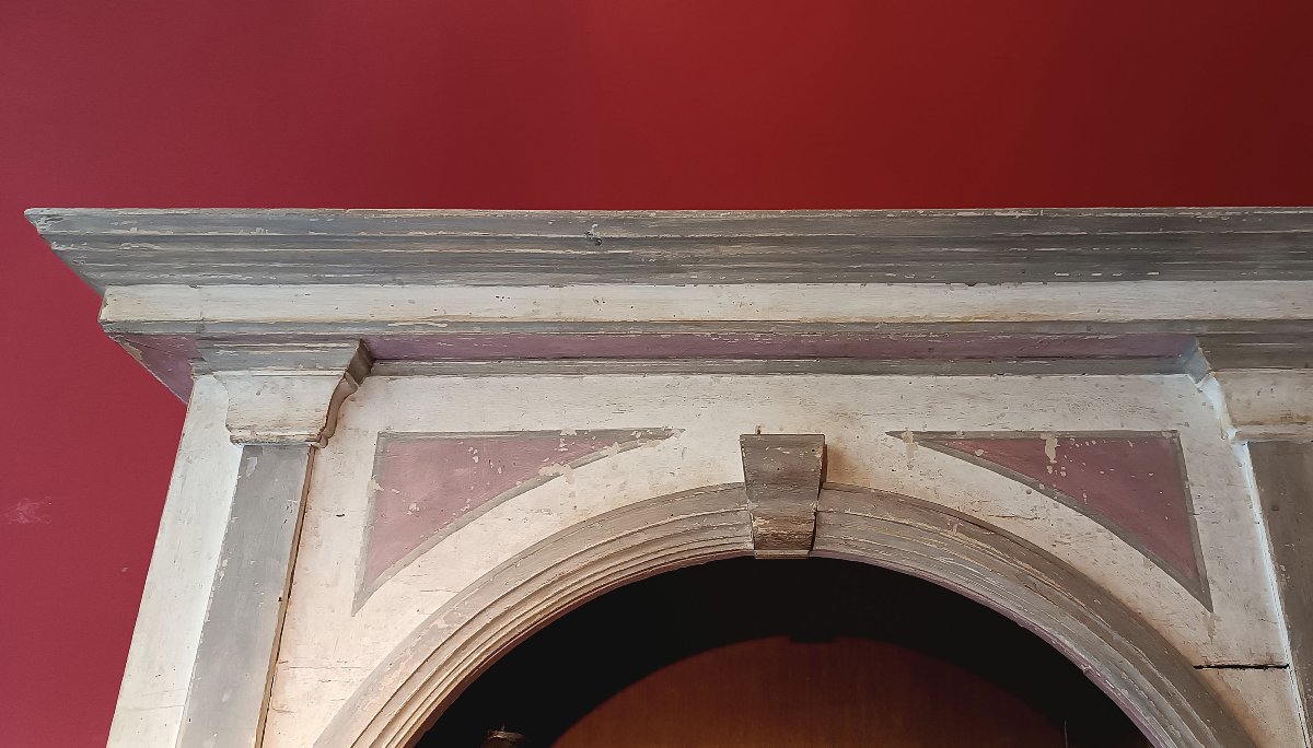 Late 18th-early 19th Century Painted Neoclassical Bookcase-photo-4
