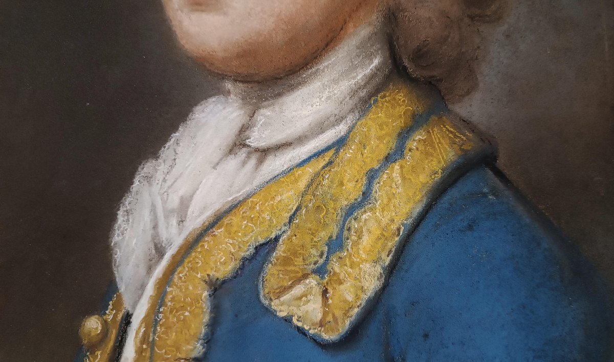 Late 18th Century Pastel Portrait Of A Gentleman-photo-3