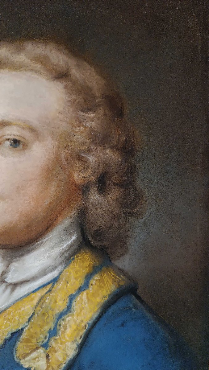 Late 18th Century Pastel Portrait Of A Gentleman-photo-4