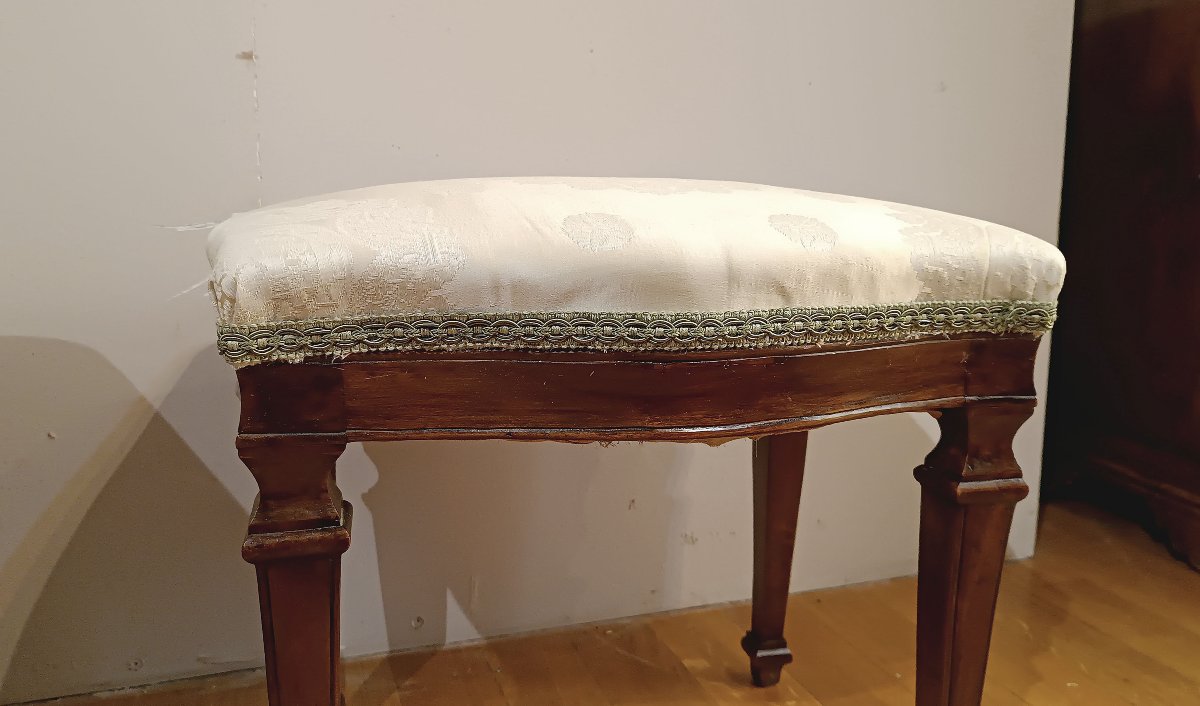 Early 19th Century Pair Of Neoclassic Style Stools-photo-3