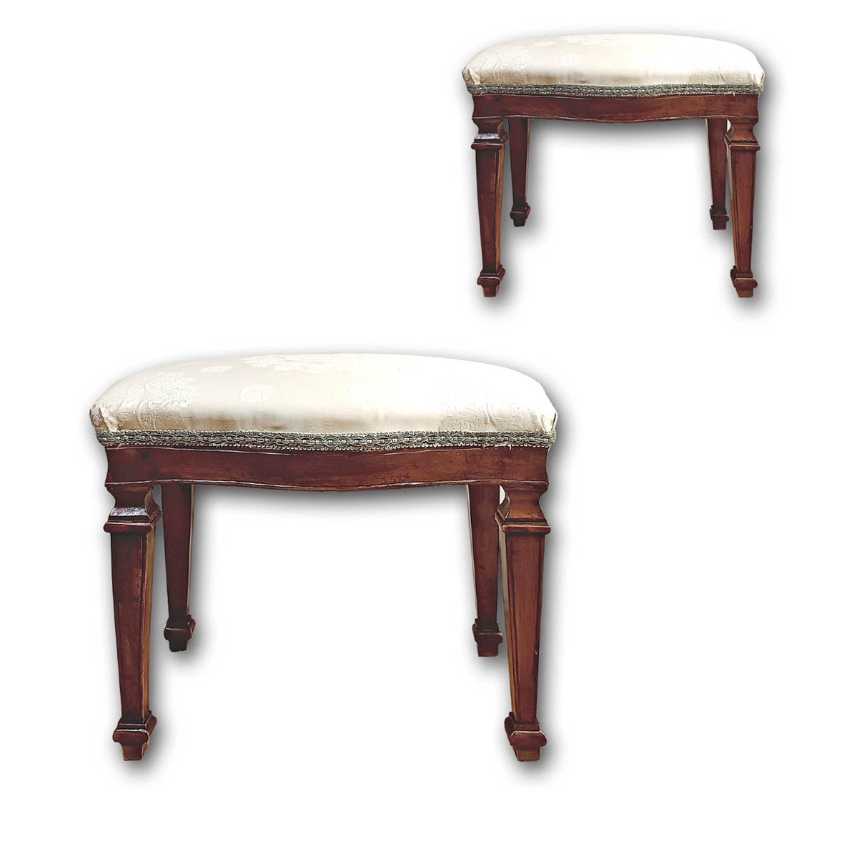 Early 19th Century Pair Of Neoclassic Style Stools