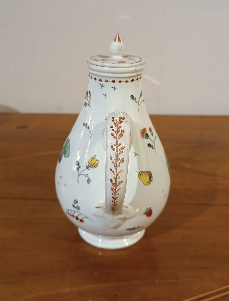Second Half Of The 18th Century Ginori Coffee Porcelain Set -photo-5