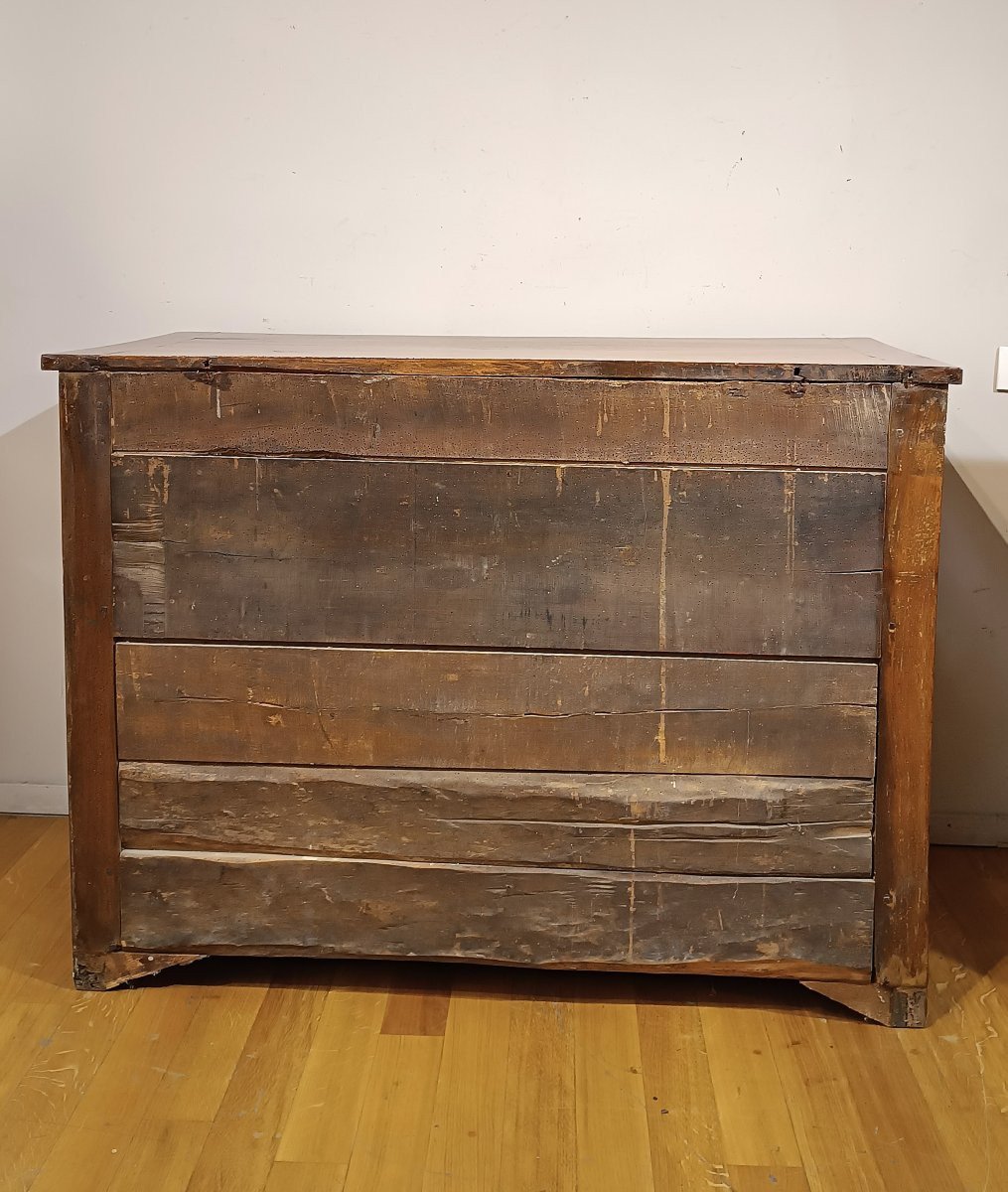 Early 19th Century Empire Blond Walnut Sideboard-photo-4