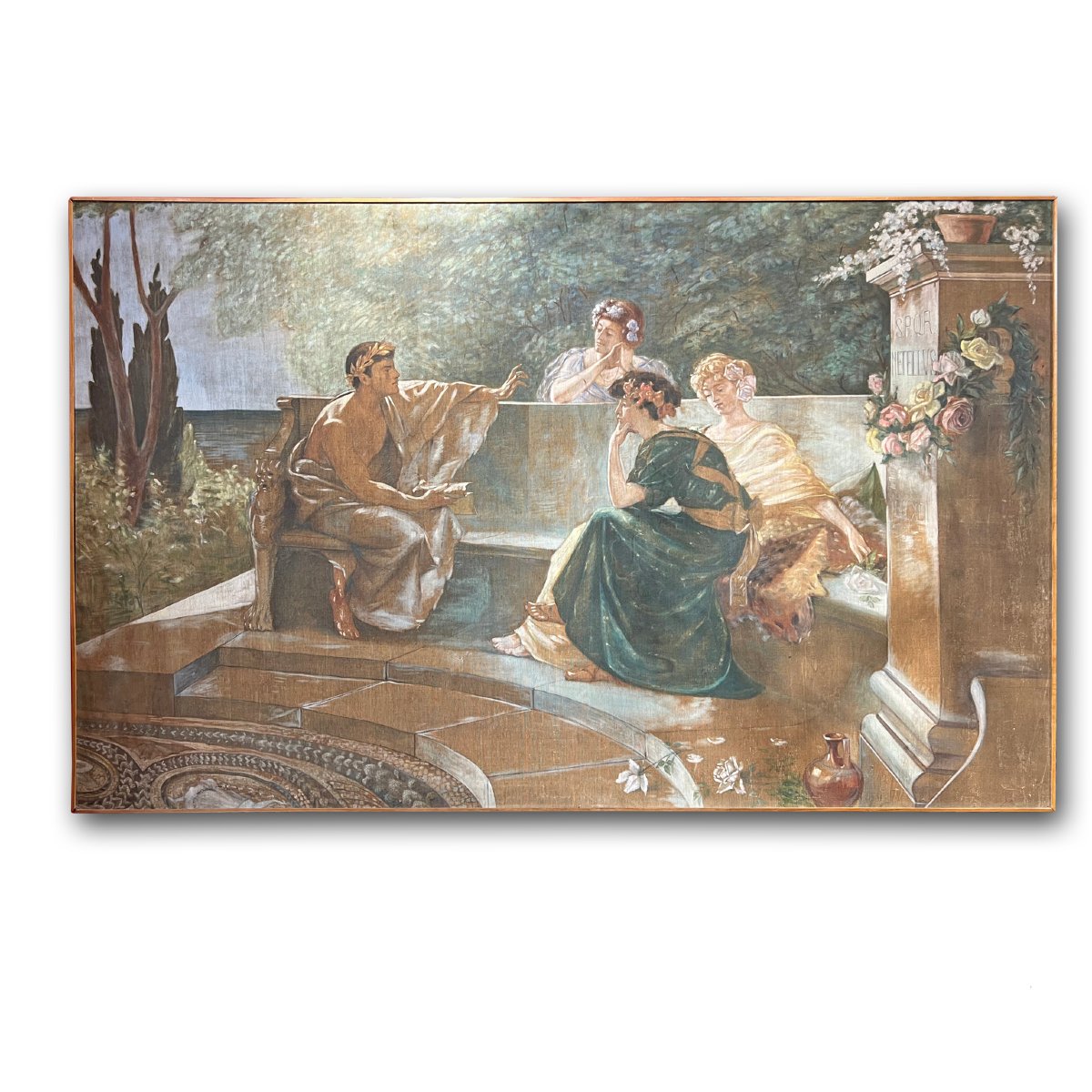  GRAND TABLEAU NÉOCLASSIQUE DE LA FIN DU 18ème SIÈCLE