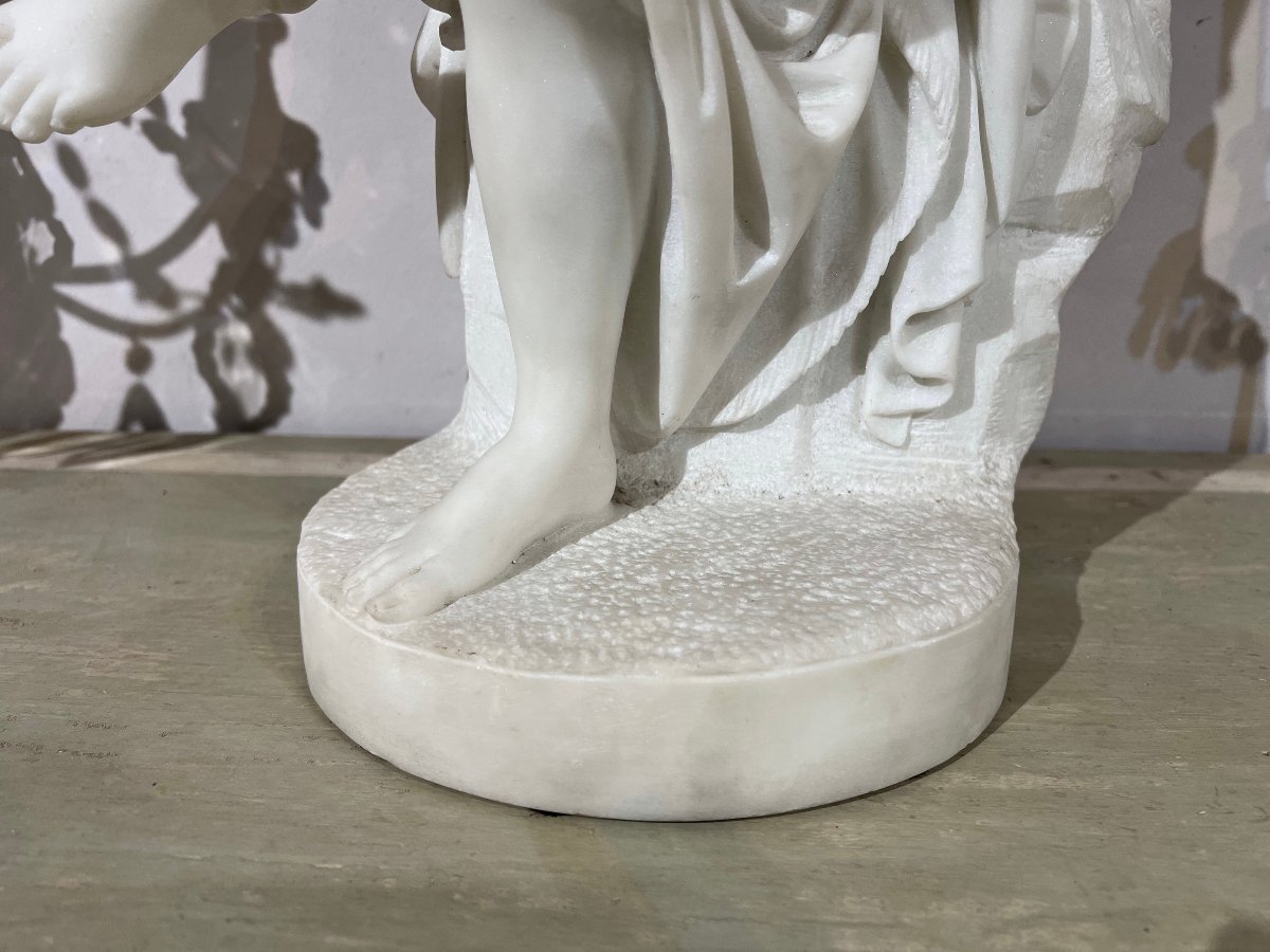 SCULPTURE DE VÉNUS AU BAIN MILIEU DU 19ème SIÈCLE-photo-7