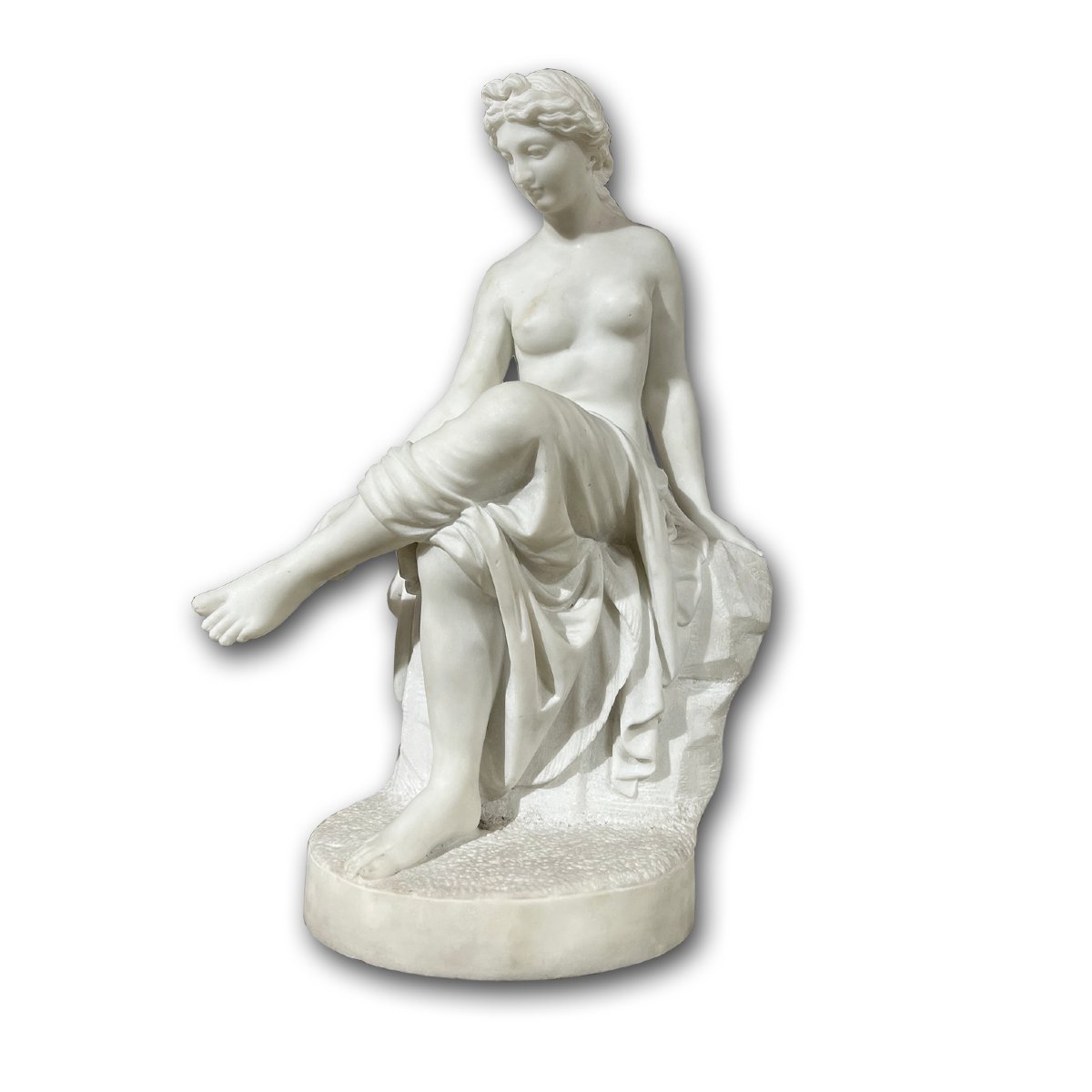 SCULPTURE DE VÉNUS AU BAIN MILIEU DU 19ème SIÈCLE