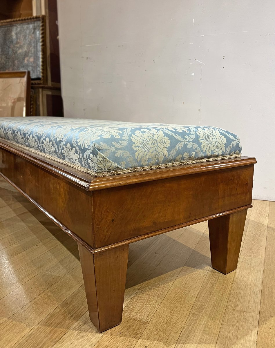 Late 18th Century Large Directoire-period Bench-photo-3