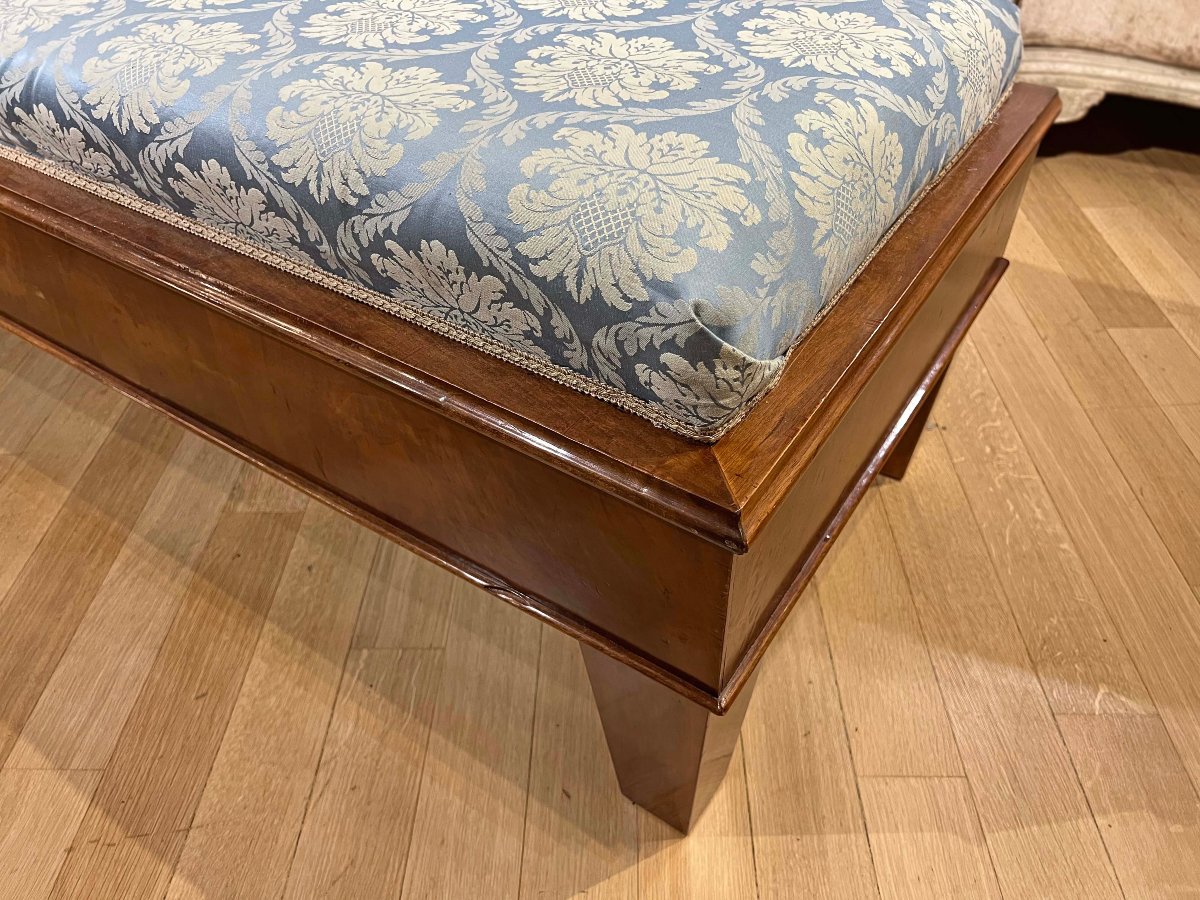 Late 18th Century Large Directoire-period Bench-photo-4