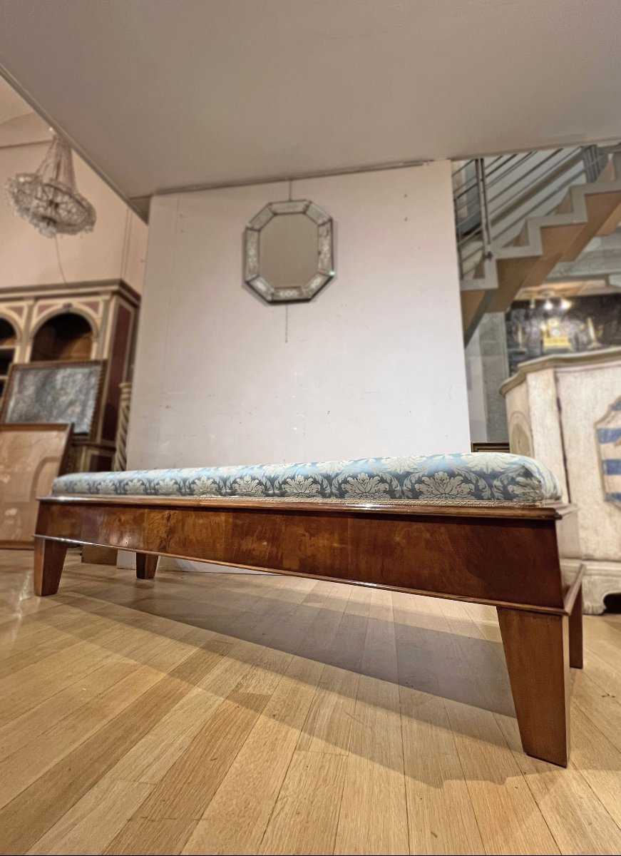 Late 18th Century Large Directoire-period Bench-photo-5