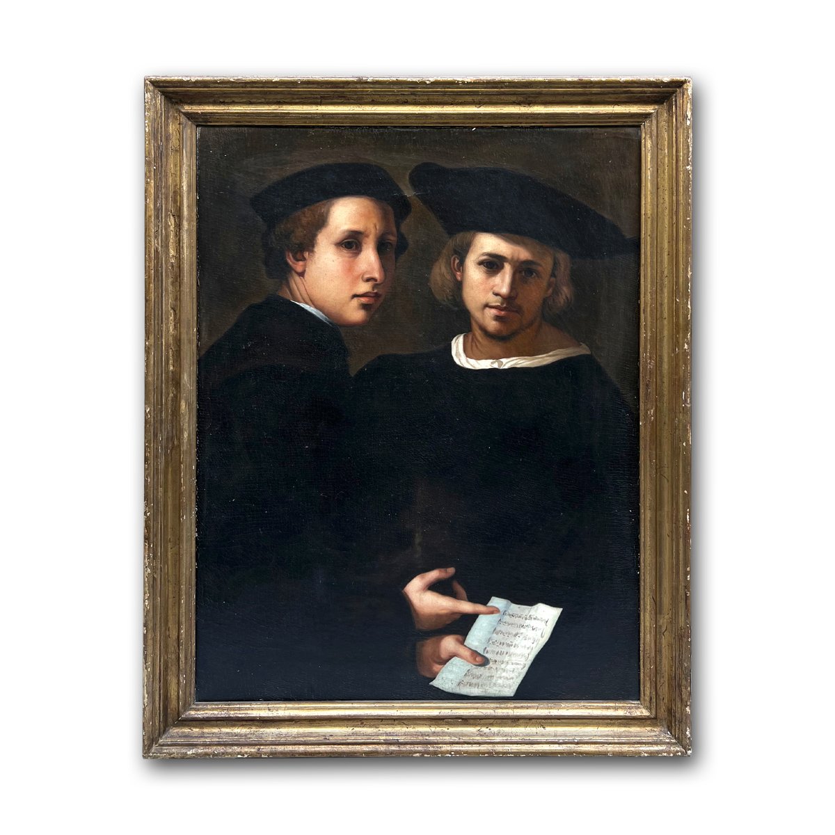 Late 18th Century Portrait Of Two Friends