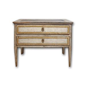 COMMODE NÉOCLASSIQUE PEINTE FIN DU 18ème SIÈCLE