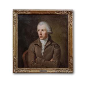 PORTRAIT DE JOHANN CASPAR SCHWEIRER SECONDE MOITIÉ DU 18ème SIÈCLE