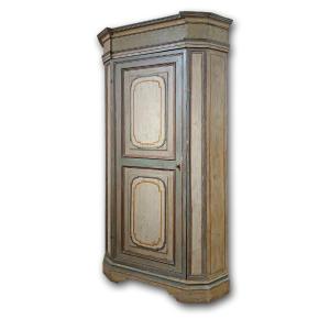 Early 18th Century Painted Louis XIV Cabinet