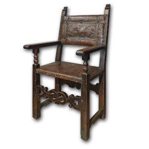 FAUTEUIL RENAISSANCE TOSCANE 16ème SIÈCLE
