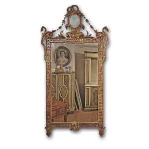 Late 18th Century Gilded Neoclassical Mirror