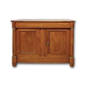 Early 19th Century Empire Blond Walnut Sideboard