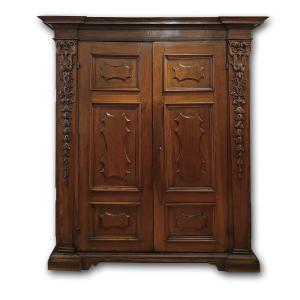 ARMOIRE LOUIS XIV EN NOYER FIN 17ème SIÈCLE