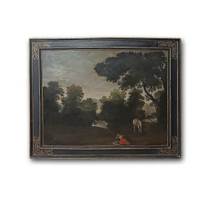 Late 17th Century Landscape And Figure Painting