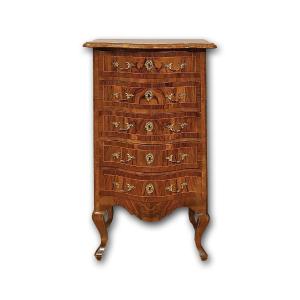 First Half Of The 19th Century Small Walnut Chest Of Drawers