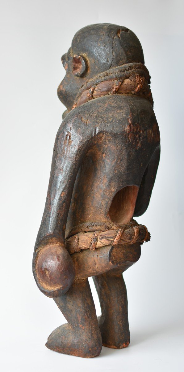 Gorilla Fetish Statue Bulu/boulou (cameroon)-photo-2