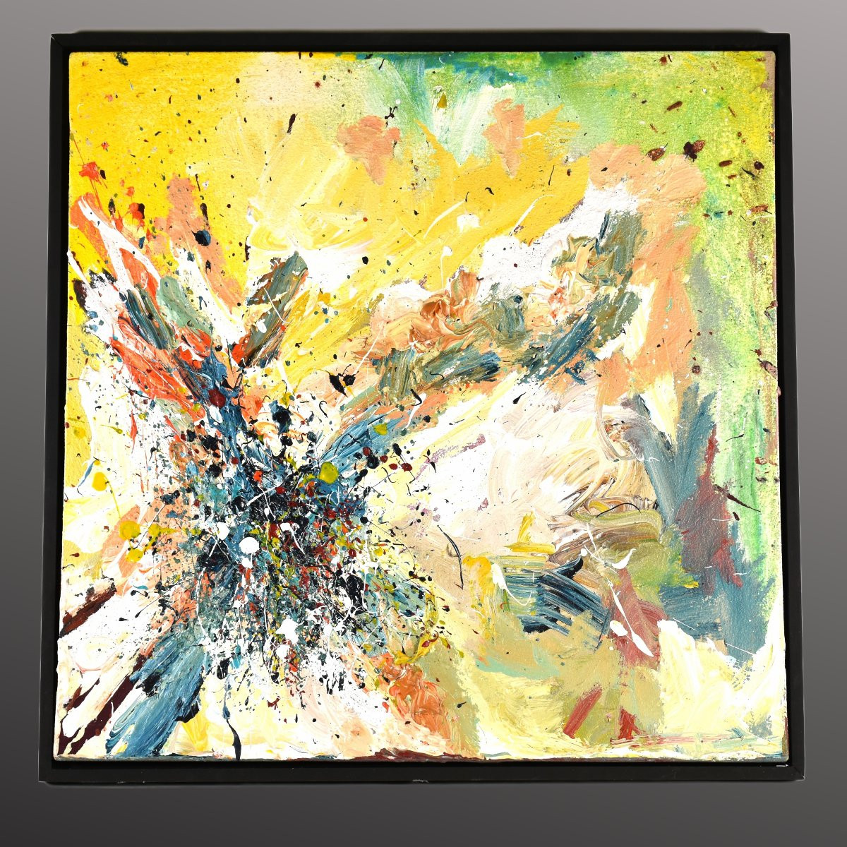 François-charles Bazelaire – Abstract Composition – Acrylic On Canvas, 2019-photo-4