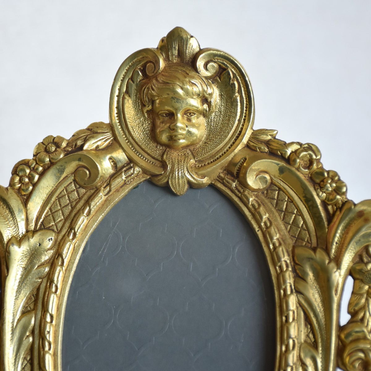 Napoleon III-style Picture Frame, Circa 1900-photo-2