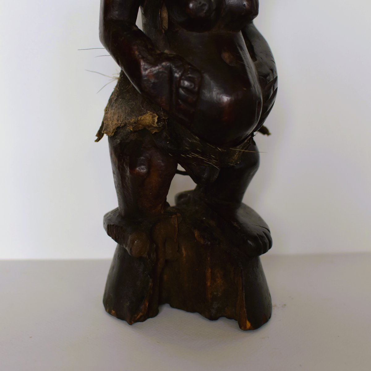Ancient Songye Nkishi Fetish - Female Power Figure - Congo Drc-photo-4