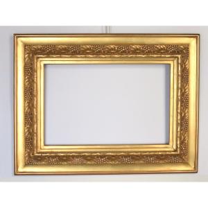 Old Art Nouveau Golden Leaf Frame